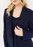 Geky single-breasted jacket MARRONEMABKSBLU Woman image number 2