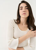 Marcy Madonna neckline knit BIANCO WHITE Woman image number 2