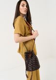 Brew recycled leather bucket bag MARRONE Woman image number 1