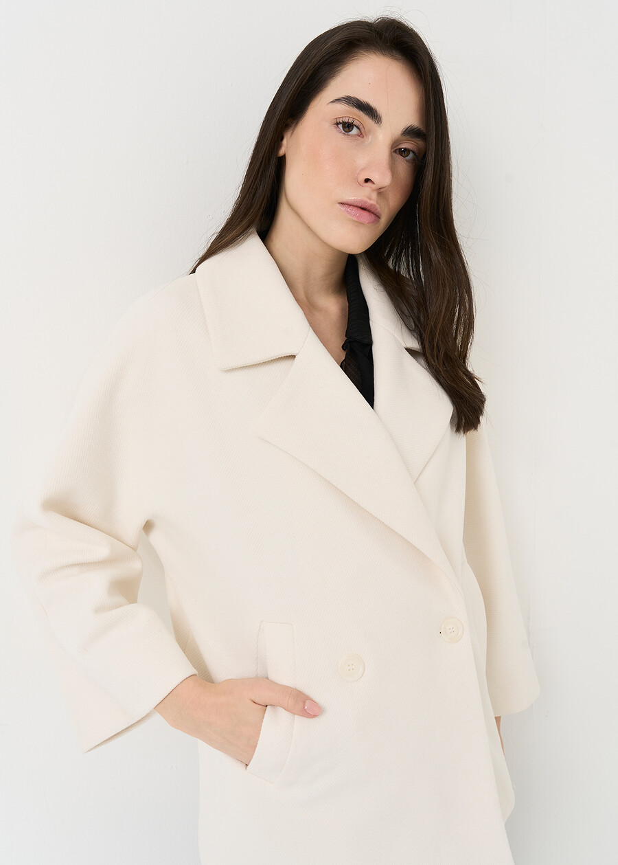 Claudy double-breasted coat BEIGE LATTEARANCIONE Woman , image number 3