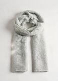 Sterling silver-colored scarf GRIGIO SILVER  Woman image number 1
