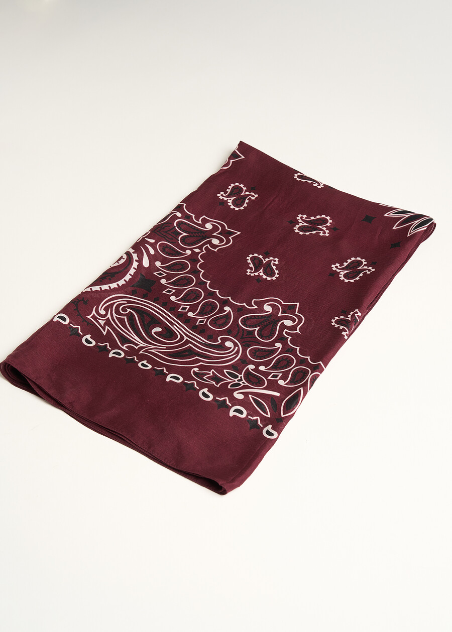 Sailey paisley print scarf ROSSO BORDEAUX Woman , image number 1