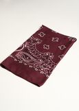 Sailey paisley print scarf ROSSO BORDEAUX Woman image number 1