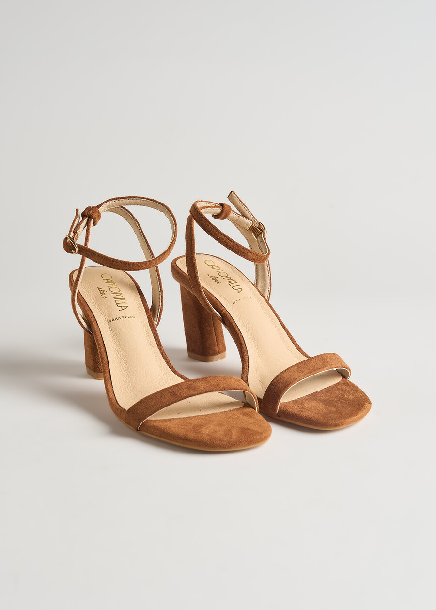 Soemi medium heel sandals MARRONE Woman , image number 2