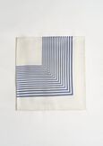 Silvia striped pattern foulard BEIGE LATTE Woman image number 1