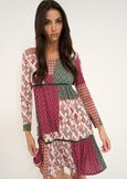 Adam printed jersey dress VERDE Woman image number 3