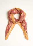Sasha paisley print scarf BLUROSSO BORDEAUX Woman image number 1
