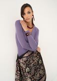 Sabryn draped long-sleeve top VIOLA Woman image number 1