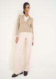 Molly double-effect knit GRIGIO TORTORA Woman image number 4