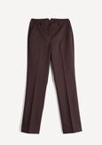 Alice striped slim-fit trousers MARRONE MOKA Woman image number 6