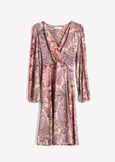Agos macro paisley print dress ROSSO BORDEAUX Woman image number 5