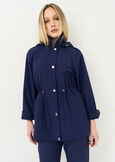 Gaston trench-style jacket with hood GRIGIOBLU Woman image number 1