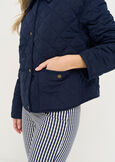 Glossy quilted denim details BLU Woman image number 3