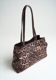 Bahla animal print shopping bag MARRONE Woman image number 2
