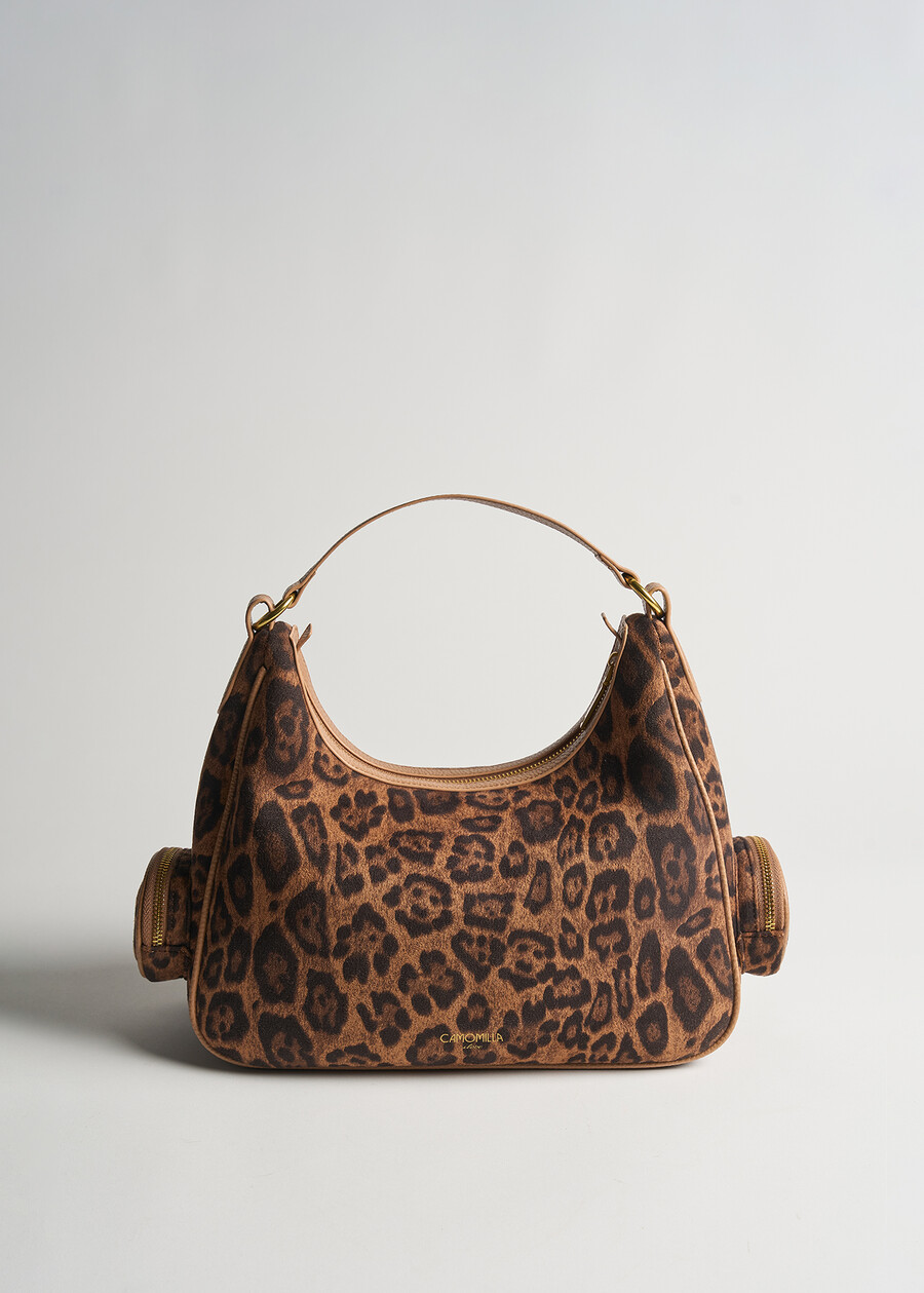 Betany animalier hobo bag MARRONE CARAMELLO Woman , image number 3