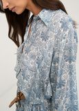 Adel printed long dress with buttons CELESTE FIORDALISO Woman image number 3