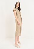Arios cut-out midi dress MARRONE BRONZEVIOLA Woman image number 2