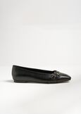 Sara faux leather ballerinas NERO Woman image number 5