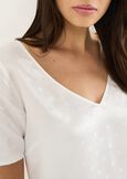 Birky jacquard blouse BEIGEBIANCO WHITE Woman image number 2