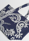 Briana-A cashmere print bag BLU Woman image number 5