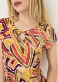 Sabry printed jersey T-shirt VERDE Woman image number 2