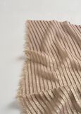 Suellen pleated lurex scarf BEIGE LATTEGOLD Woman image number 3