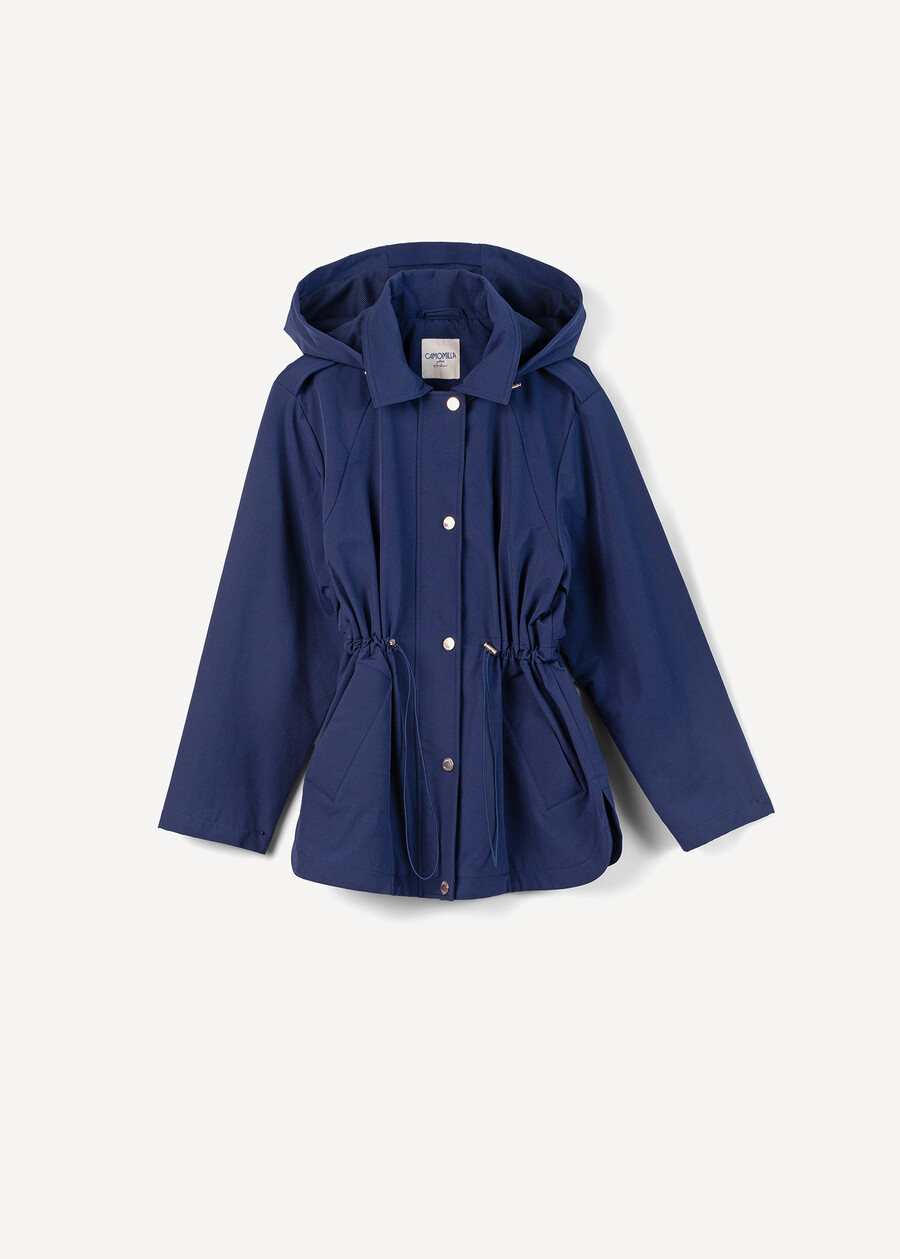 Gaston trench-style jacket with hood GRIGIOBLU Woman , image number 5