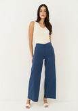 Paok wide-leg cotton trousers BLU AVION Woman image number 2