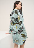 Cady long patterned shirt VERDE Woman image number 4