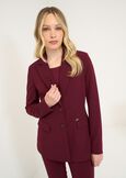 Giselle slim fit blazer ROSSO BORDEAUXVERDE GARDENMARRONE Woman image number 1