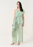 Paki wide viscose trousers VERDE Woman image number 1