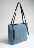 Bely denim rhinestone shopper CELESTE POLVERE Woman image number 4