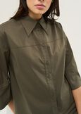 Cely short cotton shirt VERDEBLU Woman image number 2