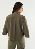 Cely short cotton shirt VERDEBLU Woman image number 3