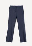 Clair check print trousers BLU BLUE Woman image number 6