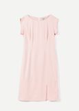 Afef linen blend sheath dress BLUROSABIANCO WHITE Woman image number 5