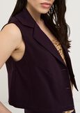 Clayd sleeveless Studio shirt VIOLA Woman image number 2