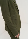 Gianna-A bengalina jacket VERDEBLU Woman image number 2