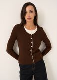 Mia 2-in-1 top with faux twin-set MARRONE Woman image number 1