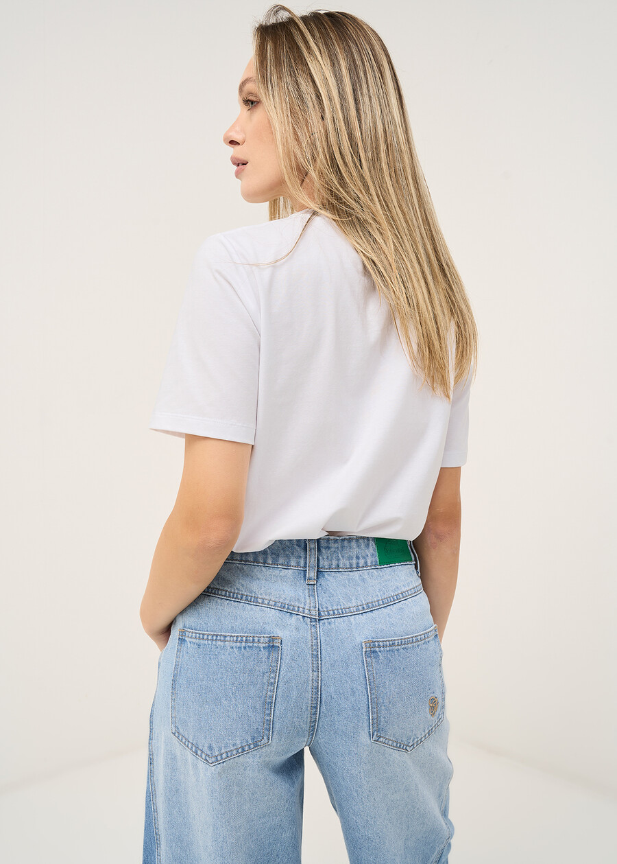 Stefany vintage logo T-shirt BIANCO WHITE Woman , image number 3