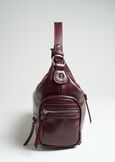 Baharia brushed faux leather hobo ROSSO BORDEAUX Woman image number 3
