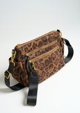 Bailei animal print suede crossbody MARRONE CARAMELLO Woman image number 1