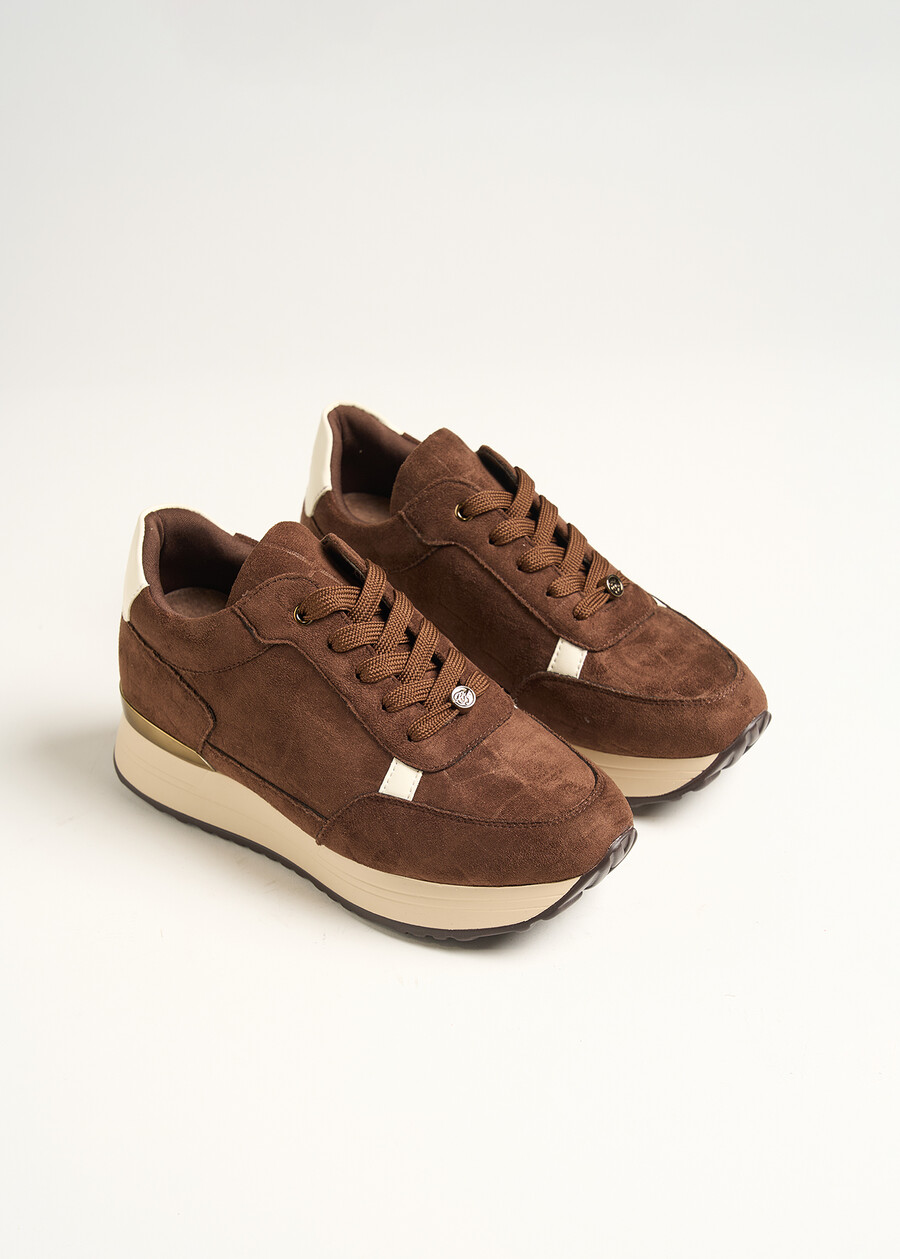 Sherly croc-print trainers MARRONE Woman , image number 2