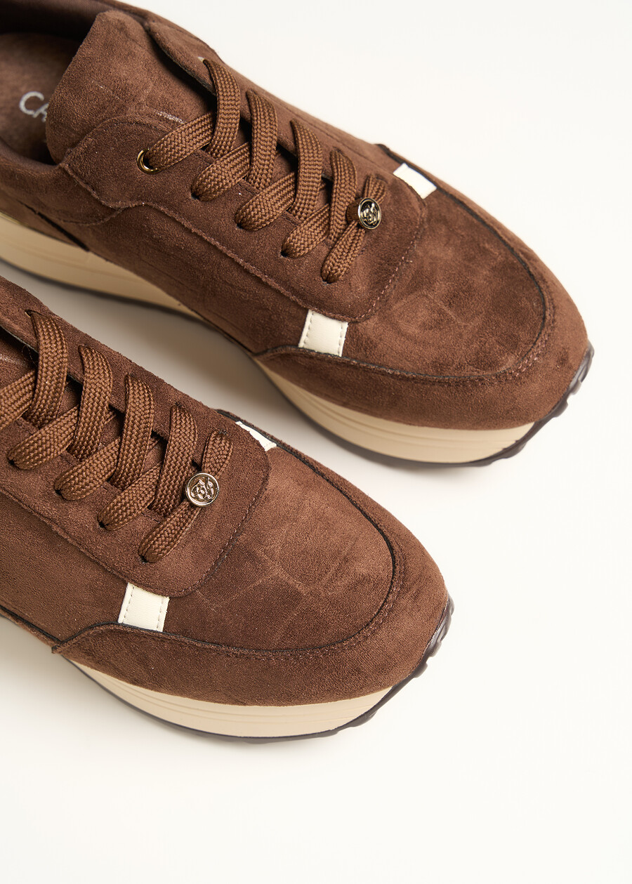 Sherly croc-print trainers MARRONE Woman , image number 3