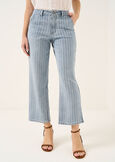 Sara-J striped capris DENIM LIGHT DENIM Woman image number 2