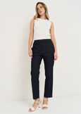 Tyson knit top with crystals BIANCO WHITE Woman image number 4
