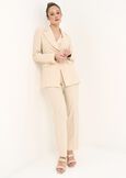 Alba wide-leg cady trousers ARANCIONEBEIGE Woman image number 1