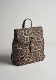 Balou animalier print backpack NERO BLACK Woman image number 1