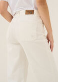 Daffy wide-leg denim trousers BIANCO WHITEBLU Woman image number 5