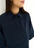 Cely short cotton shirt VERDEBLU Woman image number 3